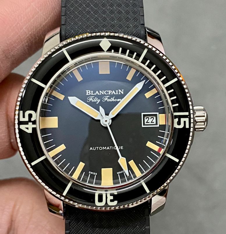 ブランパン「Blancpain」フィフティ・ファゾム バラクーダ自動巻きダイバーズウォッチ40.3mm