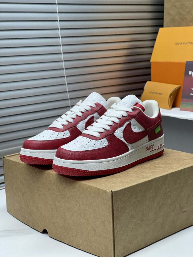 ルイ・ヴィトン x ナイキ Air Force 1 Low 限定クラシック ローカットコラボトレンドスニーカー「LV Nike」