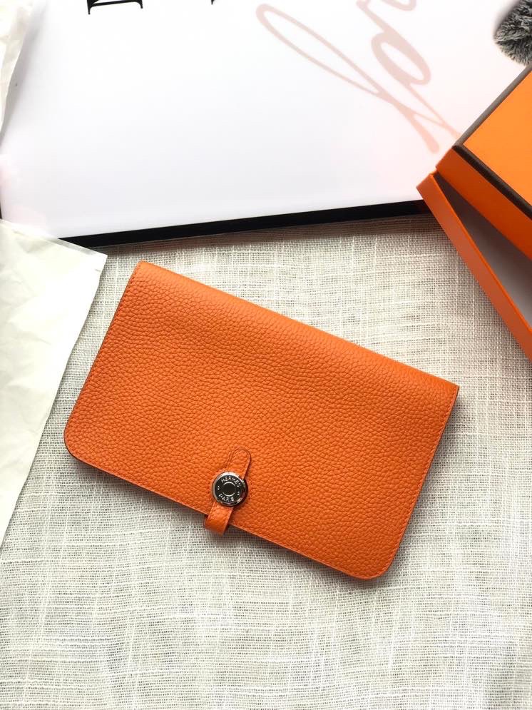 【限定新入荷】エルメス Dogon Long 二つ折りロングレザー財布「大容量収納仕様」