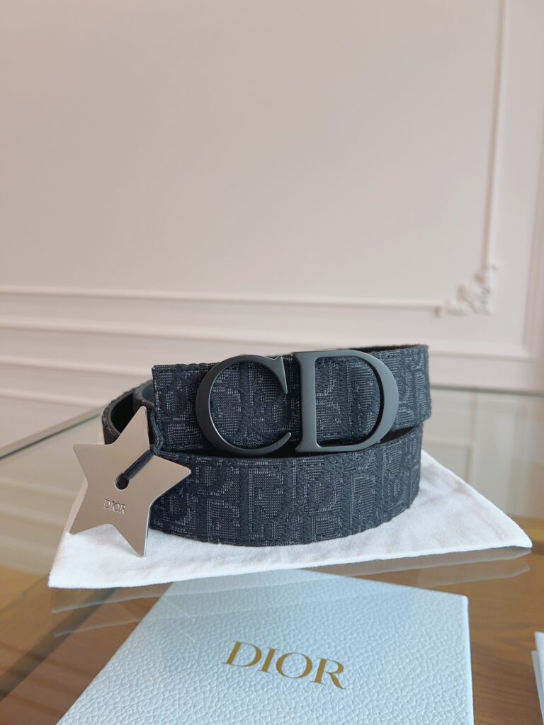 ディオール Dior 30 Montaigne CD 両面使いベルト 35mm(全長 100cm)