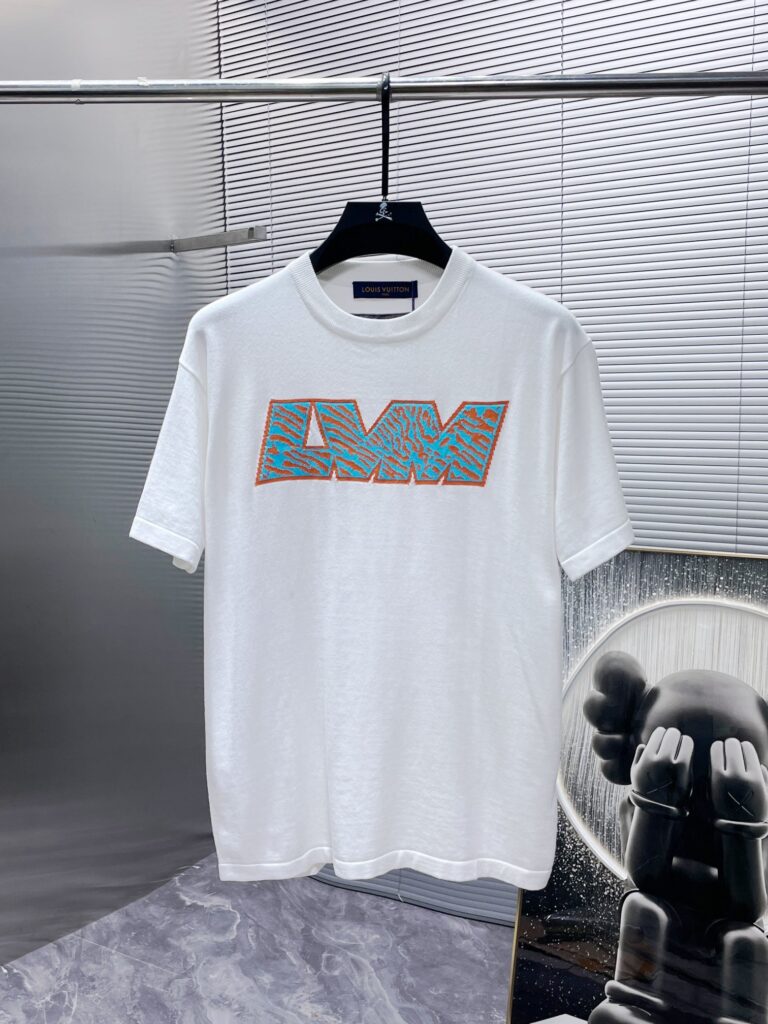ルイ・ヴィトン Louis Vuitton プレミアム ニット クルーネックTシャツ(メンズ)