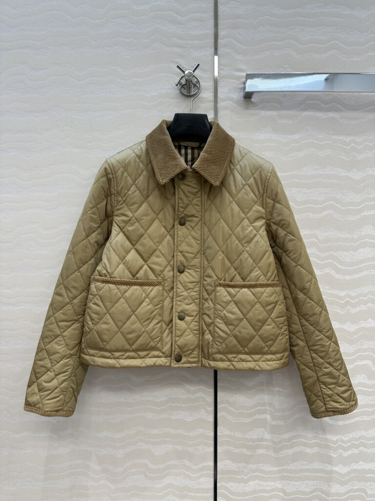 バーバリー「Burberry」リバーシブル ダイヤモンド キルテッド ジャケット