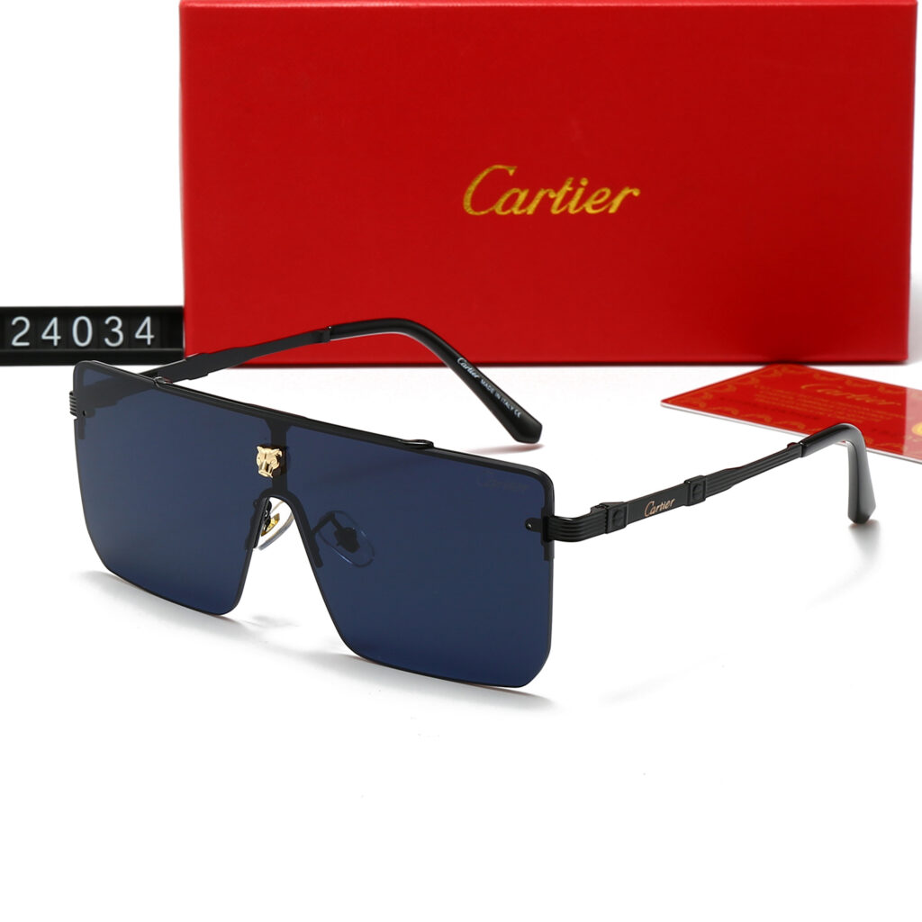 【高級品入庫】Cartier クラシカル貴族風サングラス「上質フレーム」