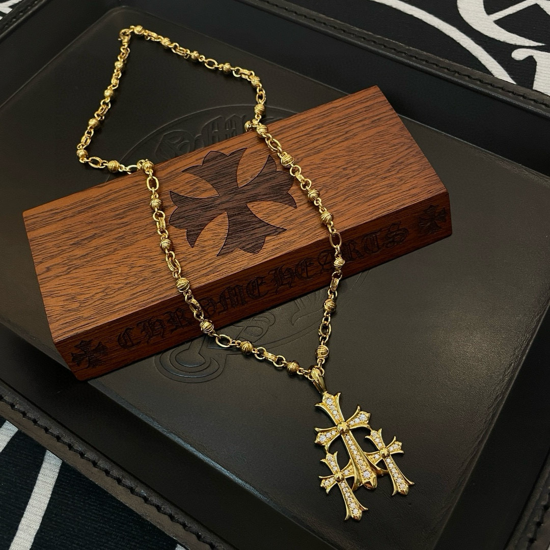 クロムハーツ「Chrome Hearts」クラシック ペンダントネックレス - 男女兼用