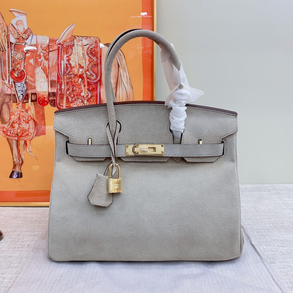エルメス バーキン 30/35 スエードレザーバッグ「Birkin Bag」