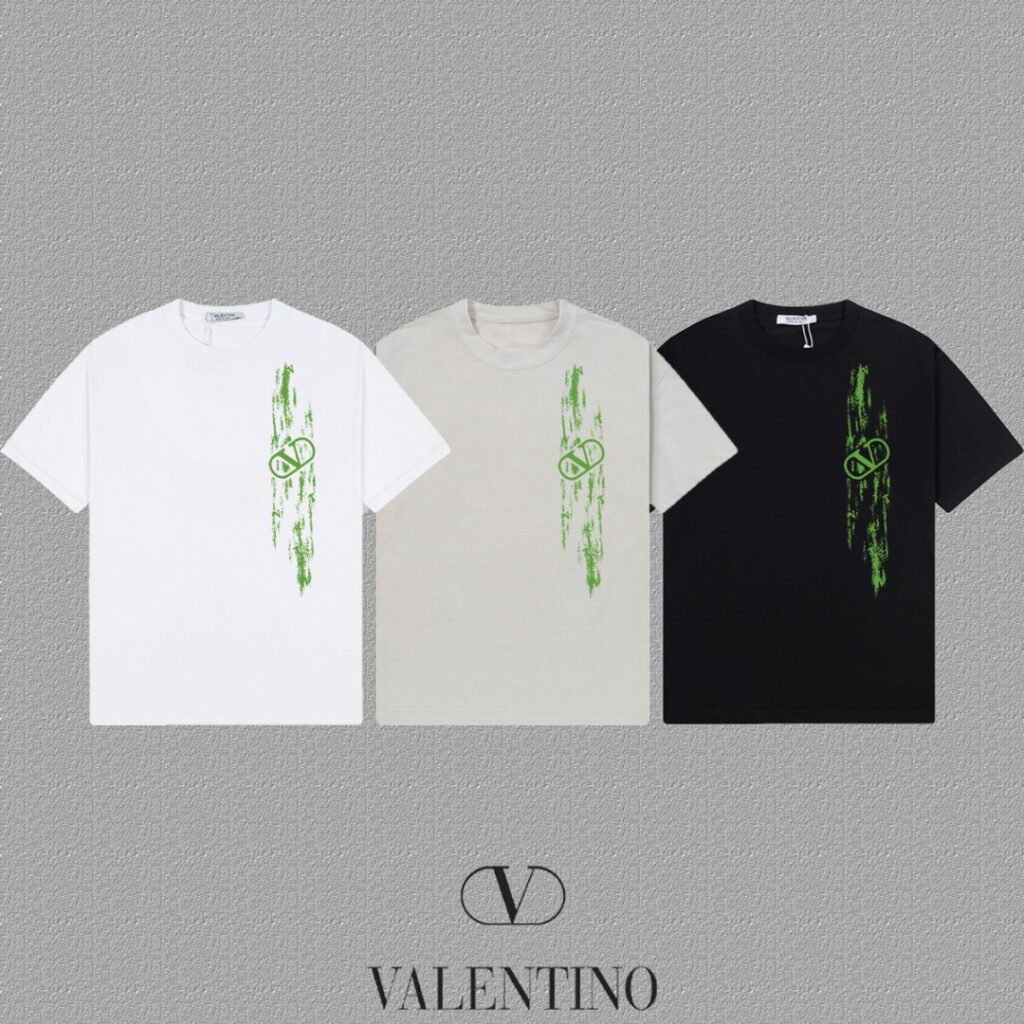 ヴァレンティノ Valentino FW アルファベットロゴ プリント 半袖Tシャツ