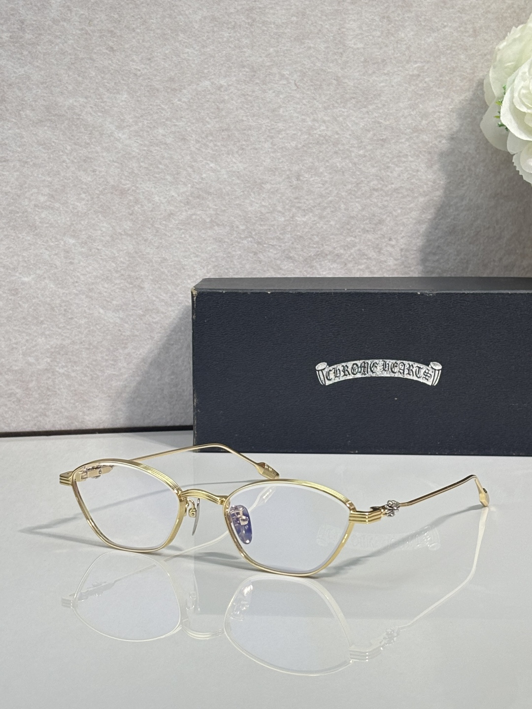 【希少新作】Chrome Hearts クロムハーツ ハードデザインサングラス「限定モデル」