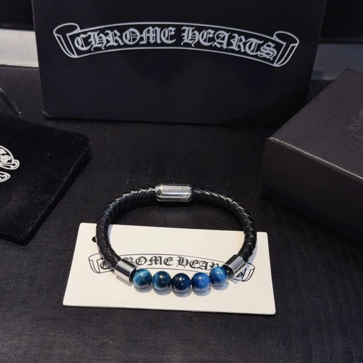 クロムハーツ「Chrome Hearts」ブレスレット - ヴィンテージ&ロックテイスト ペア用