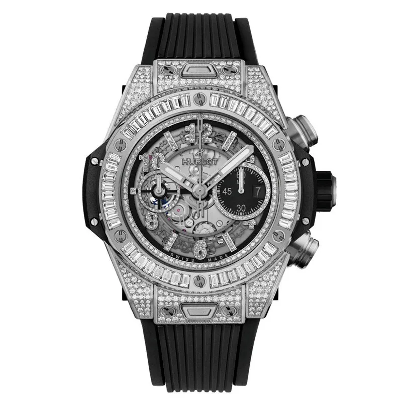 ウブロ「Hublot」ビッグバン ウニコ チタニウム ジュエリー 44MM
