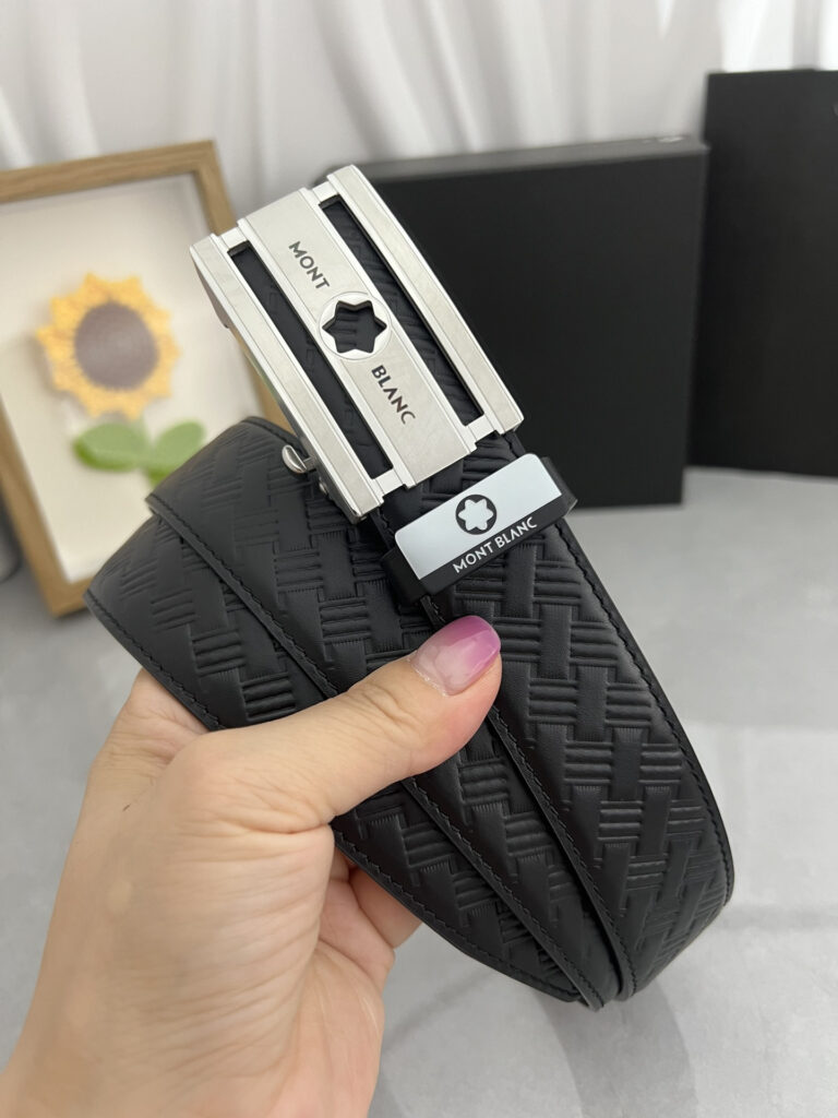 【厳選在庫】Montblanc ビジネスマン正装ベルト「全長約 100cm」