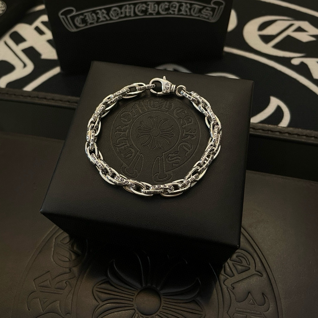 クロムハーツ「Chrome Hearts」ブレスレット - ヴィンテージ&ロックテイスト ペア用