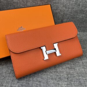 【新入荷】エルメス Constance H 金具レザー財布「名シリーズ定番ウォレット」