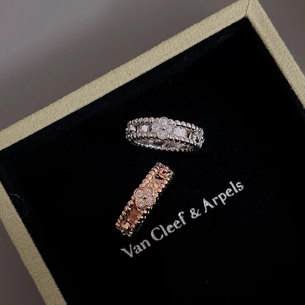 ヴァン クリーフ&アーペル「Van Cleef & Arpels」vca万華鏡狭版フルドリルリング
