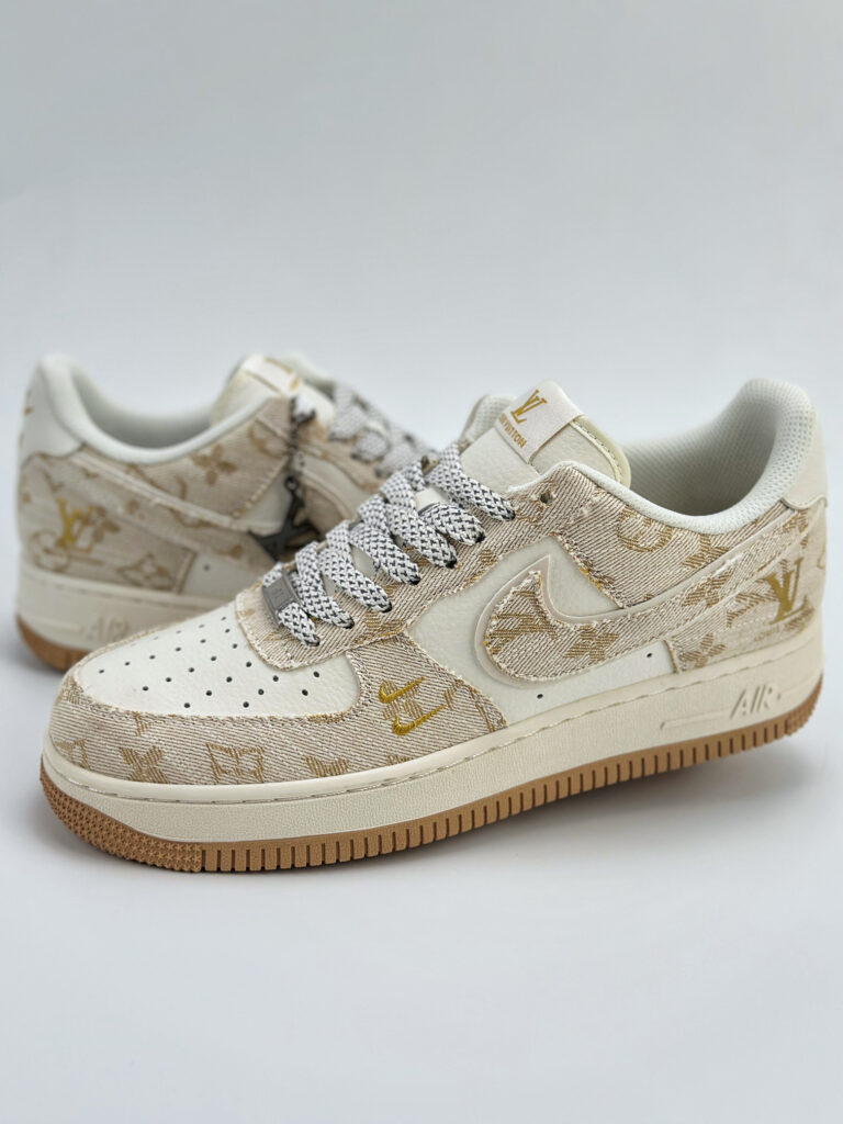 ルイ・ヴィトン x ナイキ Air Force 1 Low 限定クラシック ローカットコラボトレンドスニーカー「LV Nike」