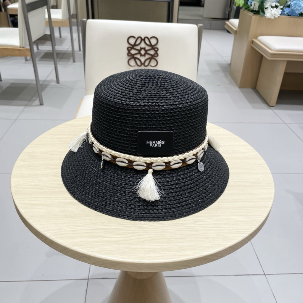 エルメス「Hermès」 Greta レースド パナマハット