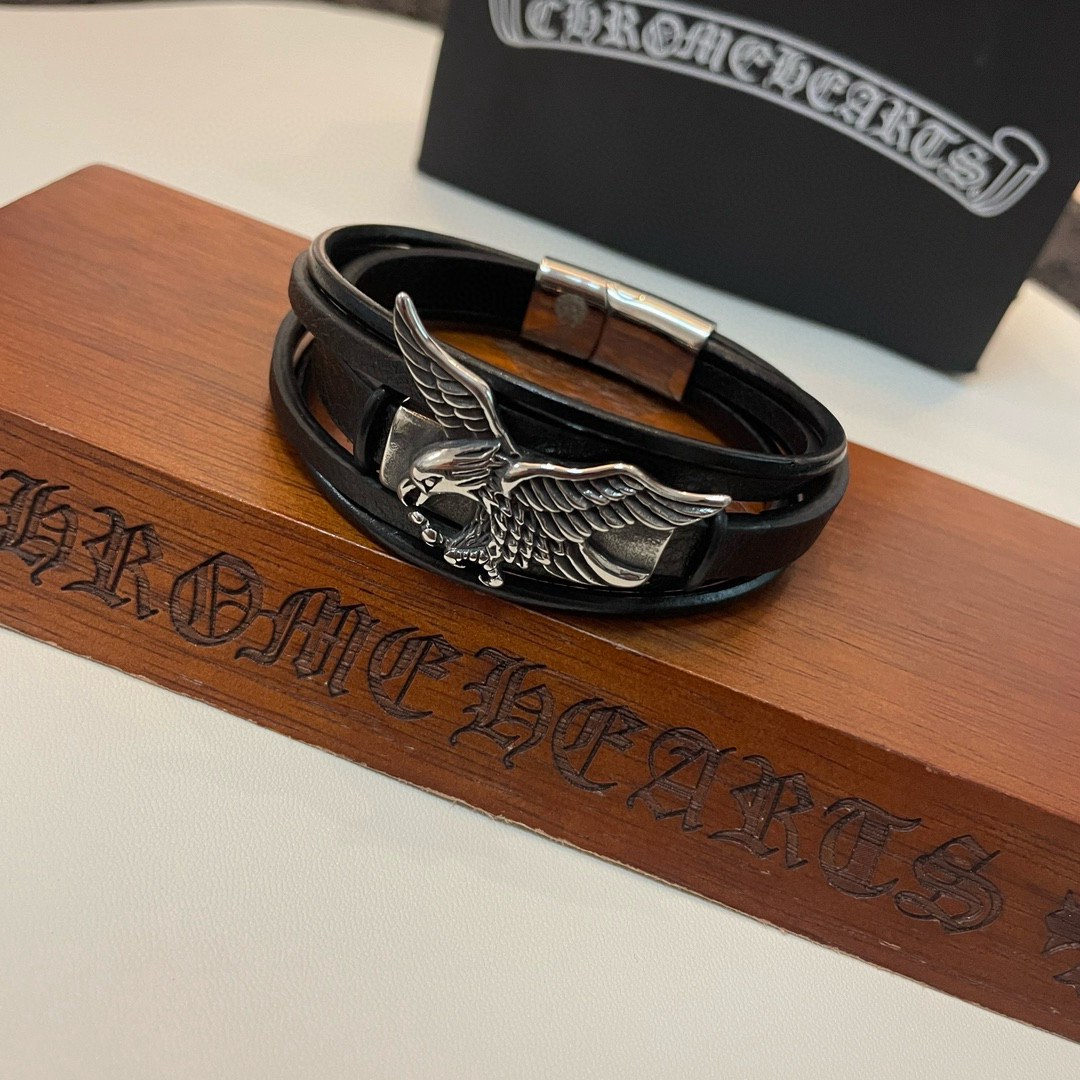 クロムハーツ「Chrome Hearts」ブレスレット - ヴィンテージ&ロックテイスト ペア用
