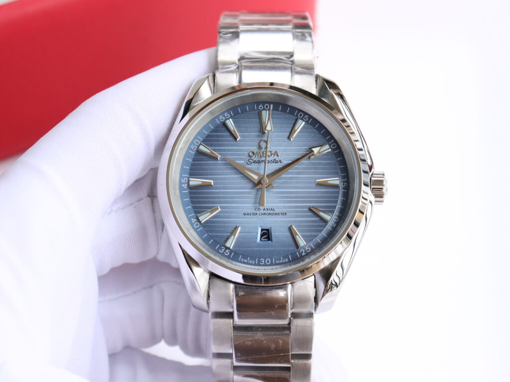 オメガ「Omega」Seamaste﻿r Aqua Terra 150﻿M - Summer Blue 41 mm