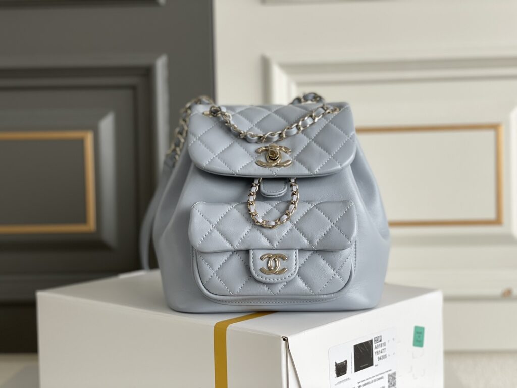 シャネル「Chanel」DUMA チェーンショルダーバッグ スモール レザー