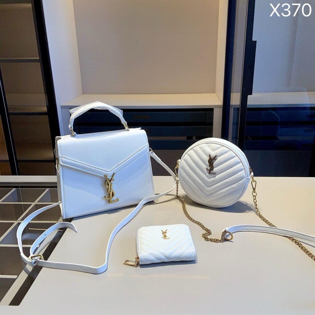 サンローラン「Saint Laurent」サンローラン ハンドバッグ + サンローラン ラウンド ケーキ バッグ + サンローラン 財布