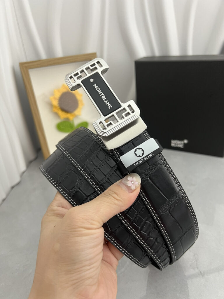 【厳選在庫】Montblanc ビジネスマン正装ベルト「全長約 100cm」