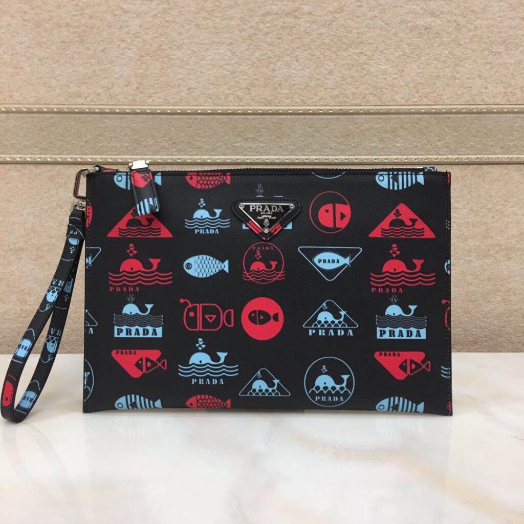 プラダ「Prada」2025春夏 リミテッドコレクション レザーポシェット ハンドバッグ