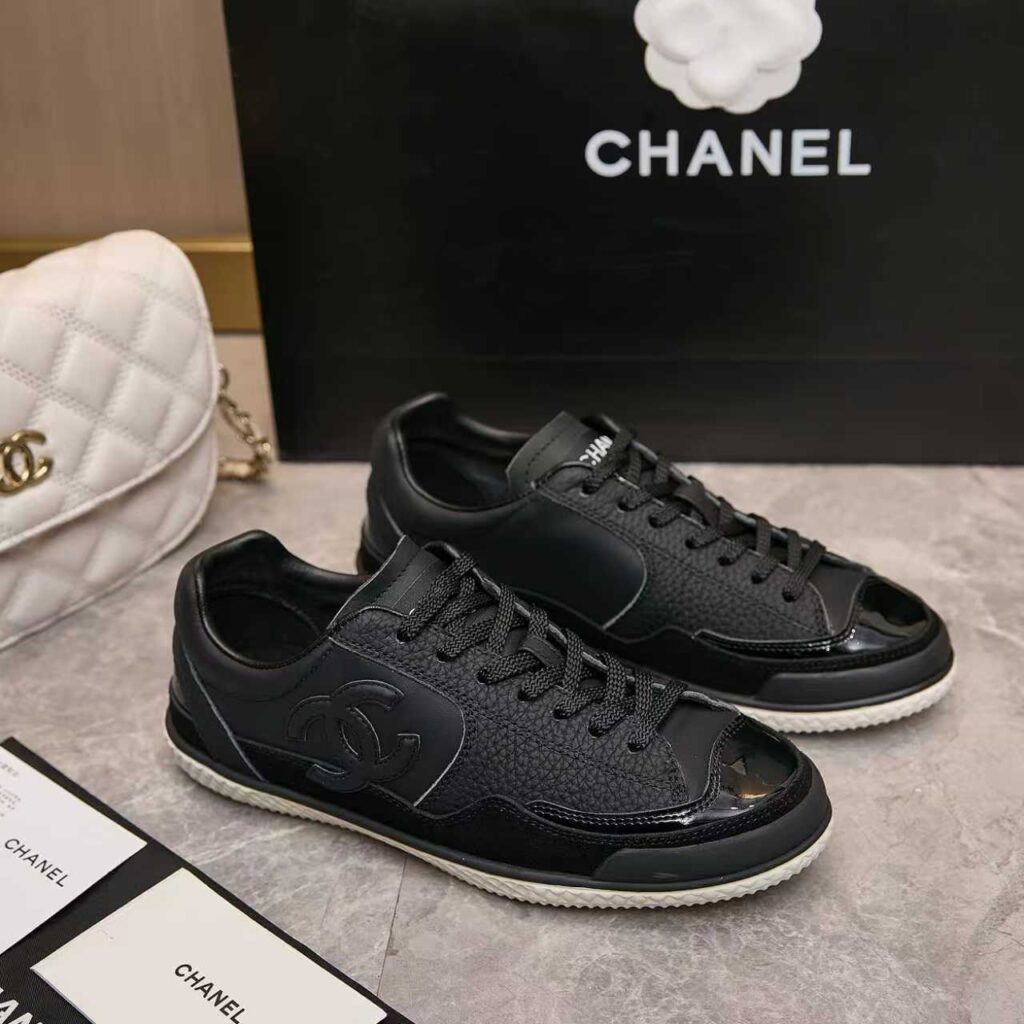 シャネル 25 レトロ ドイツトレーニングシューズ ローカット カジュアルスニーカー