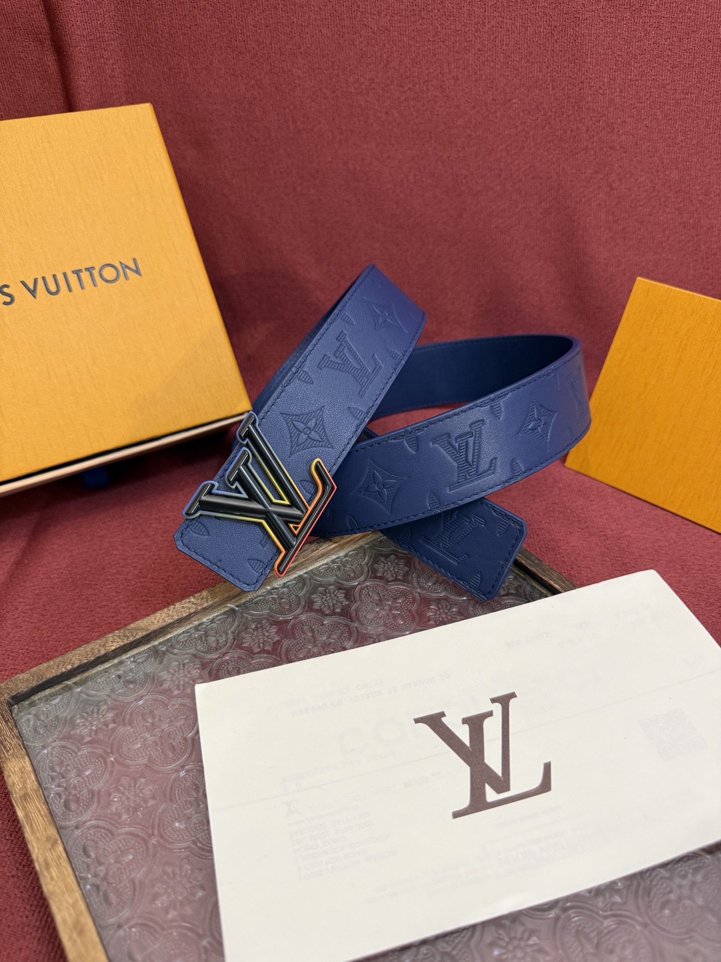 【日本未入荷】ルイヴィトン LV Dimension 両面使いベルト 40mm(全長約 100cm)
