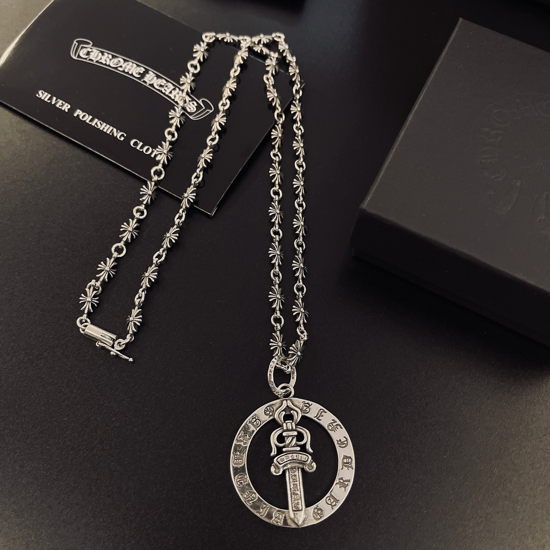 クロムハーツ「Chrome Hearts」シンプルペンダントネックレス - ユニセックス