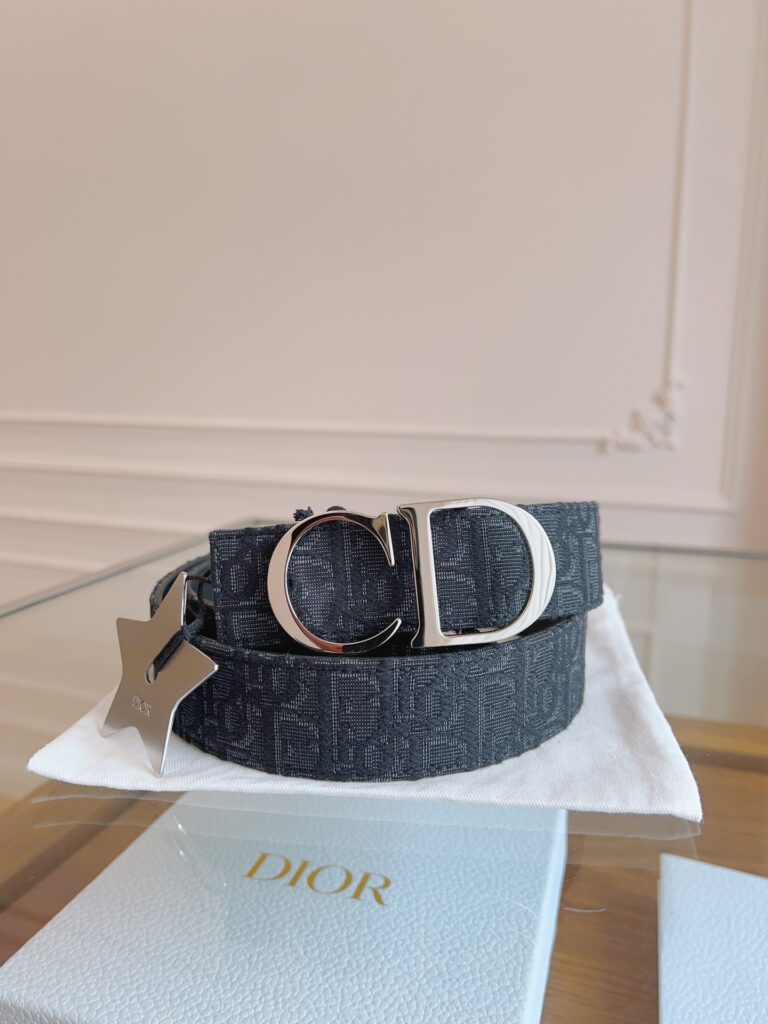 ディオール Dior 30 Montaigne CD 両面使いベルト 35mm(全長 100cm)