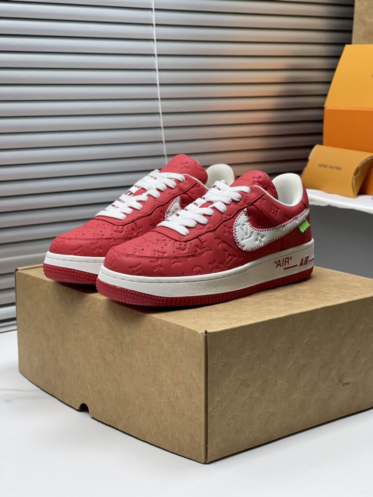 ルイ・ヴィトン x ナイキ Air Force 1 Low 限定クラシック ローカットコラボトレンドスニーカー「LV Nike」