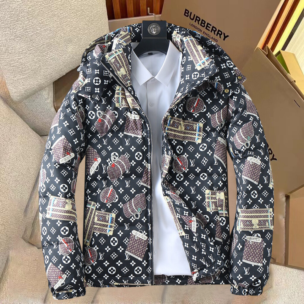 ルイ・ヴィトン「Louis Vuitton」‌秋冬 フード付きダウンジャケット