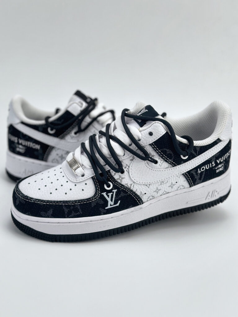 ルイ・ヴィトン × ナイキ Dunk Low コラボカスタム レトロテイスト コーデ万能トレンドスニーカー「LV Nike」
