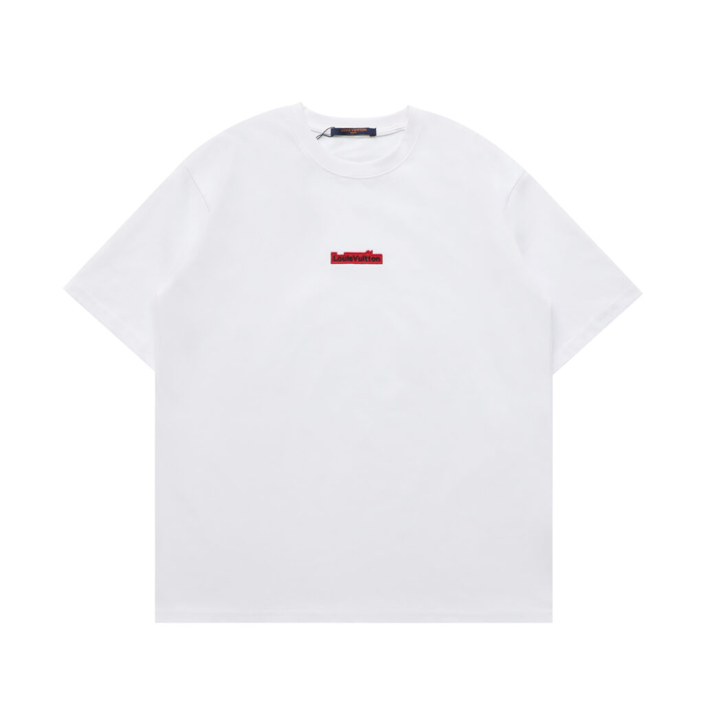 ルイ・ヴィトン Louis Vuitton エンブロイダリー モノグラム クルーネックTシャツ(メンズ)