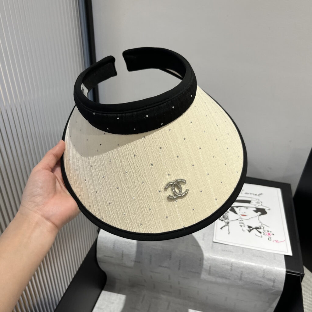 シャネル「Chanel」オープンクラウン サンハット ハット