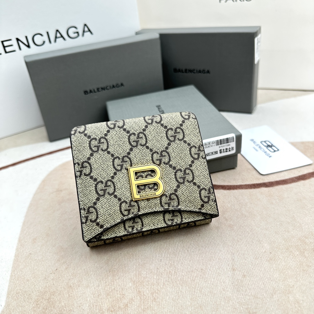バレンシアガ Balenciaga & Gucci コラボレーション クラシックウォレット 財布