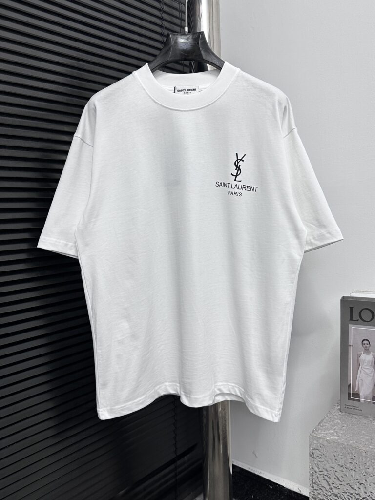 サンローラン Saint Laurent 25SS クラシックロゴ ショートスリーブTシャツ