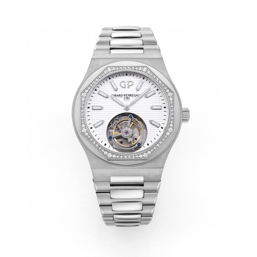 ジラール・ペルゴ「Girard-Perregaux」ラウレアート クロノグラフ トゥールビヨン 腕時計42MM