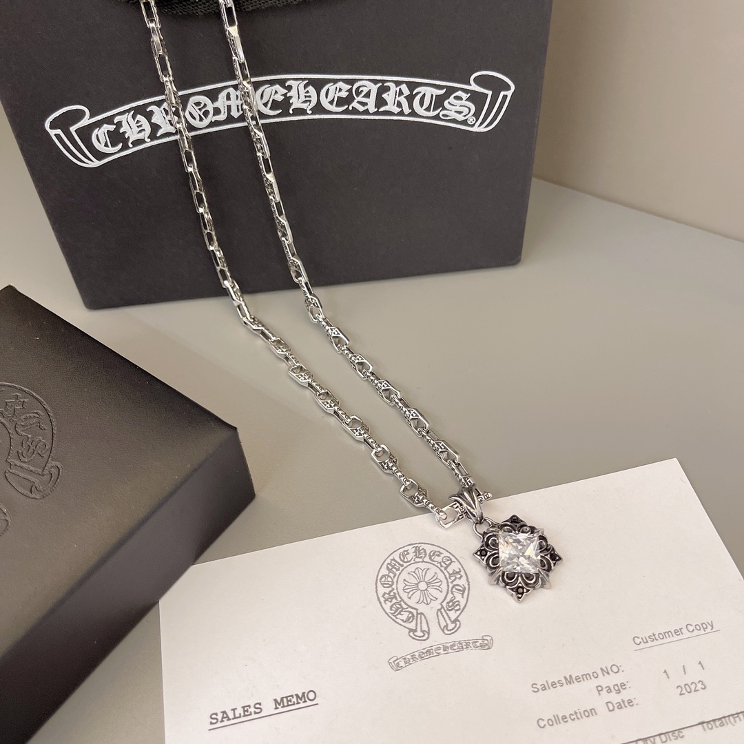 クロムハーツ「Chrome Hearts」シンプルペンダントネックレス - ユニセックス
