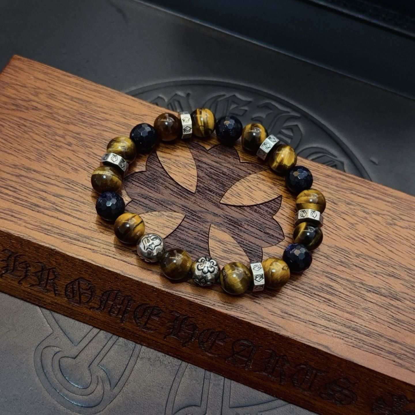 クロムハーツ「Chrome Hearts」ブレスレット - ヴィンテージ&ロックテイスト ペア用