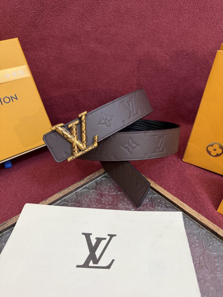 【日本未入荷】ルイヴィトン LV Dimension 両面使いベルト 40mm（全長約 100cm）