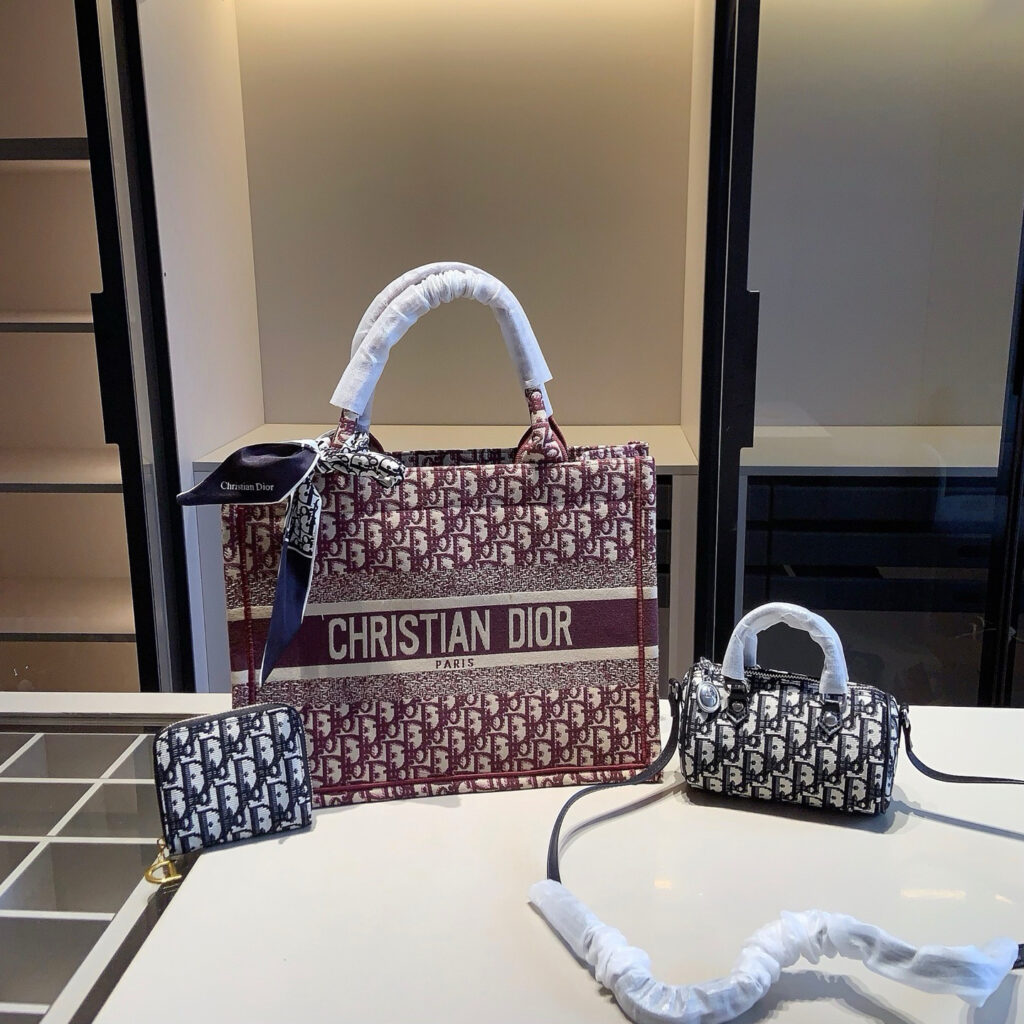 「ディオール」Dior 3 点セット トートバッグ＋ミニバッグ＋コインケース