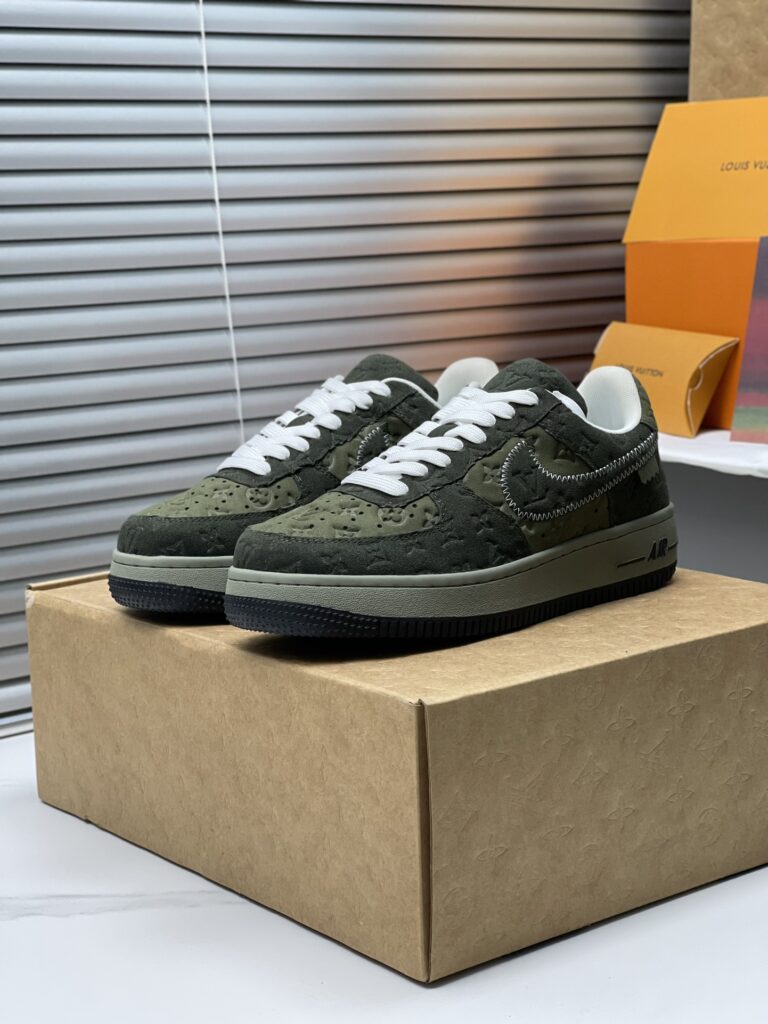 ルイ・ヴィトン x ナイキ Air Force 1 Low 限定クラシック ローカットコラボトレンドスニーカー「LV Nike」
