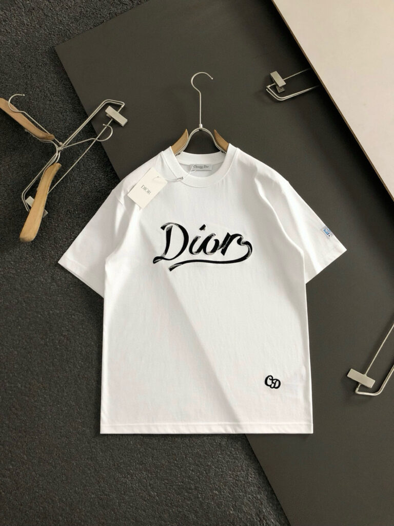 ディオール Dior 25SS プレミアム エンブロイダリー ロゴTシャツ