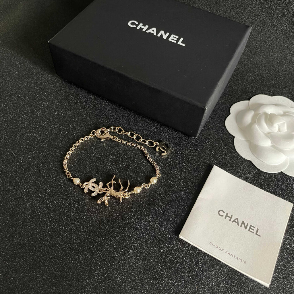 シャネル「Chanel」ディア&ダブルCブレスレット ブレスレット