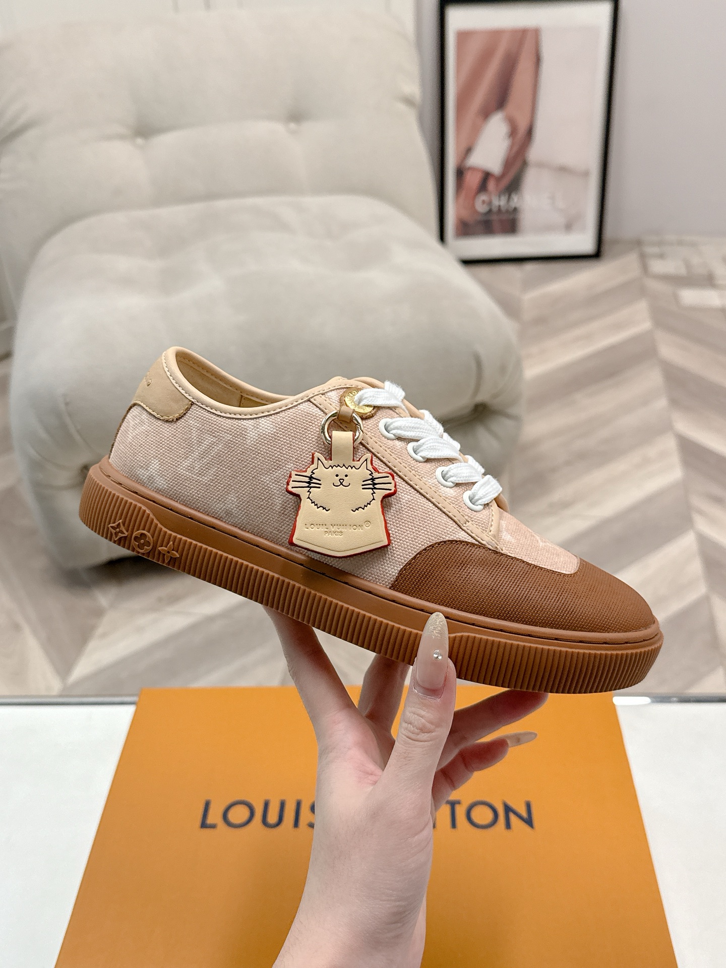 ルイ・ヴィトン LV Lagoon レディース ローカット スニーカー