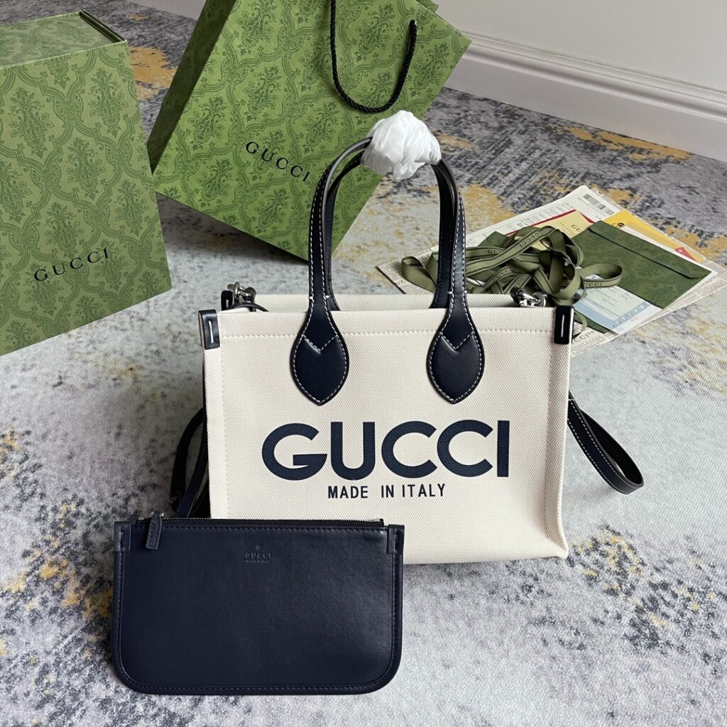 グッチ リド GGキャンバスリント ミニトートバッグ「Lido Bag」