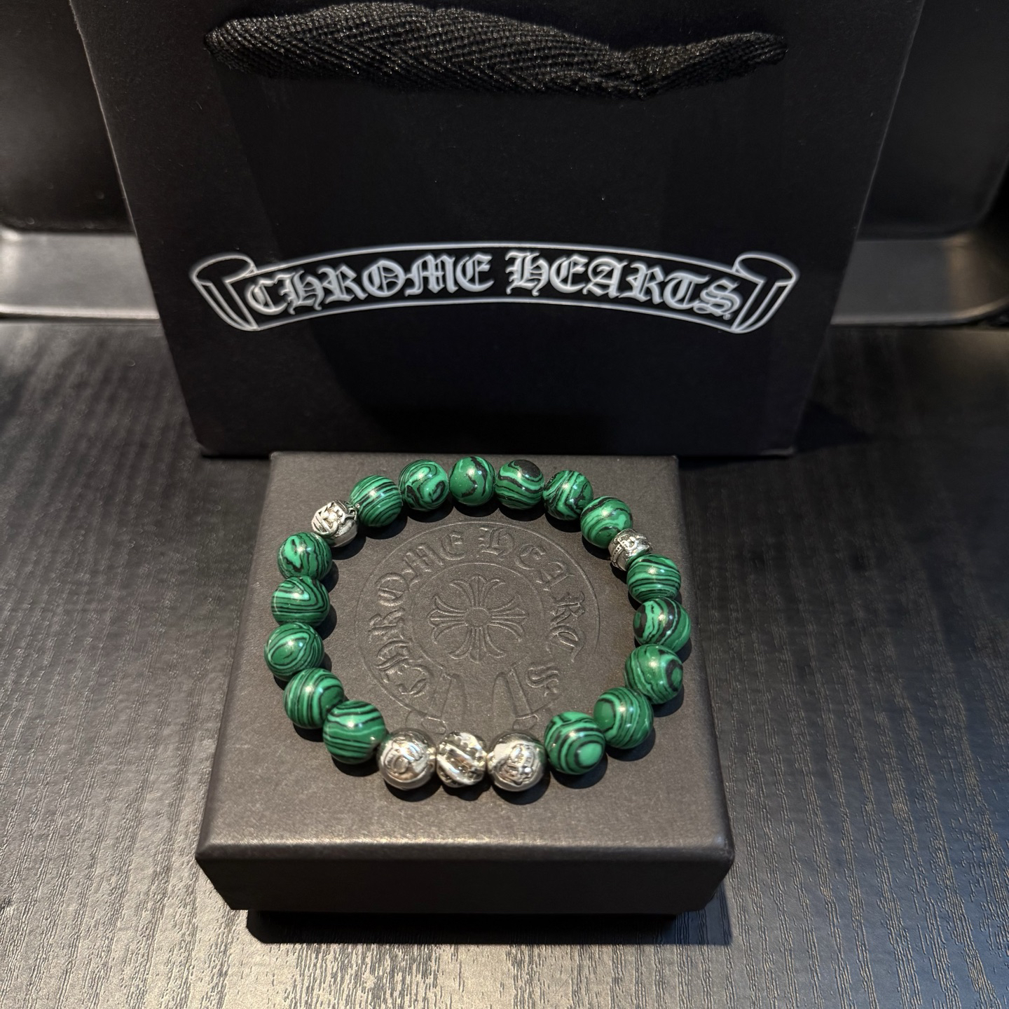 クロムハーツ「Chrome Hearts」ブレスレット - ヴィンテージ&ロックテイスト ペア用