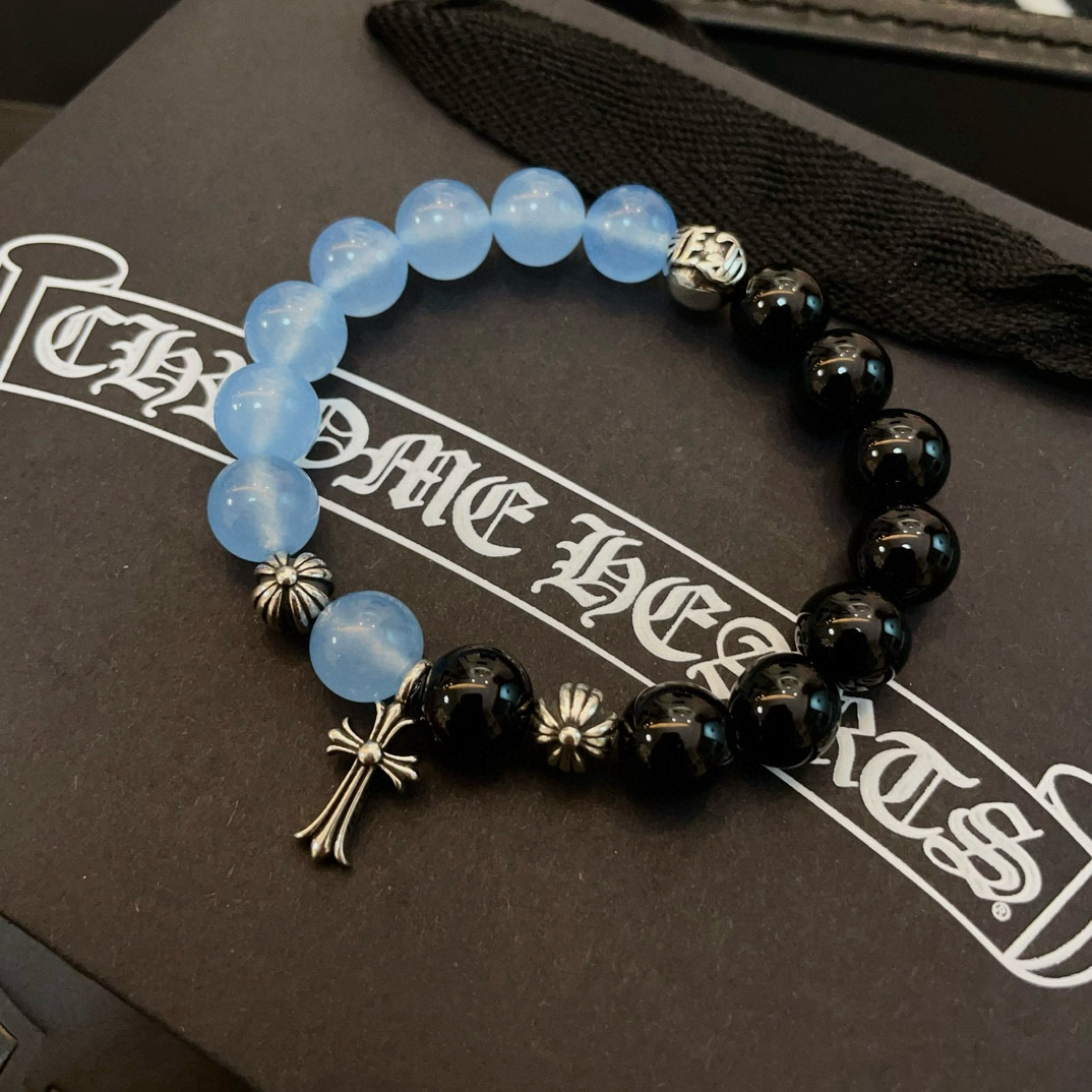 クロムハーツ「Chrome Hearts」ブレスレット - ヴィンテージ&ロックテイスト ペア用