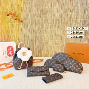 [ルイ・ヴィトン セール三点セット] ピーズバッグ＋エンベロープバッグ＋財布