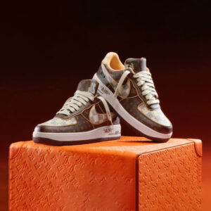 ルイ・ヴィトン x ナイキ Air Force 1 Low 限定クラシック ローカットコラボトレンドスニーカー「LV Nike」
